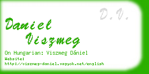 daniel viszmeg business card
