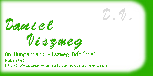 daniel viszmeg business card